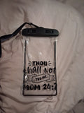 Clear waterproof cell phone bag